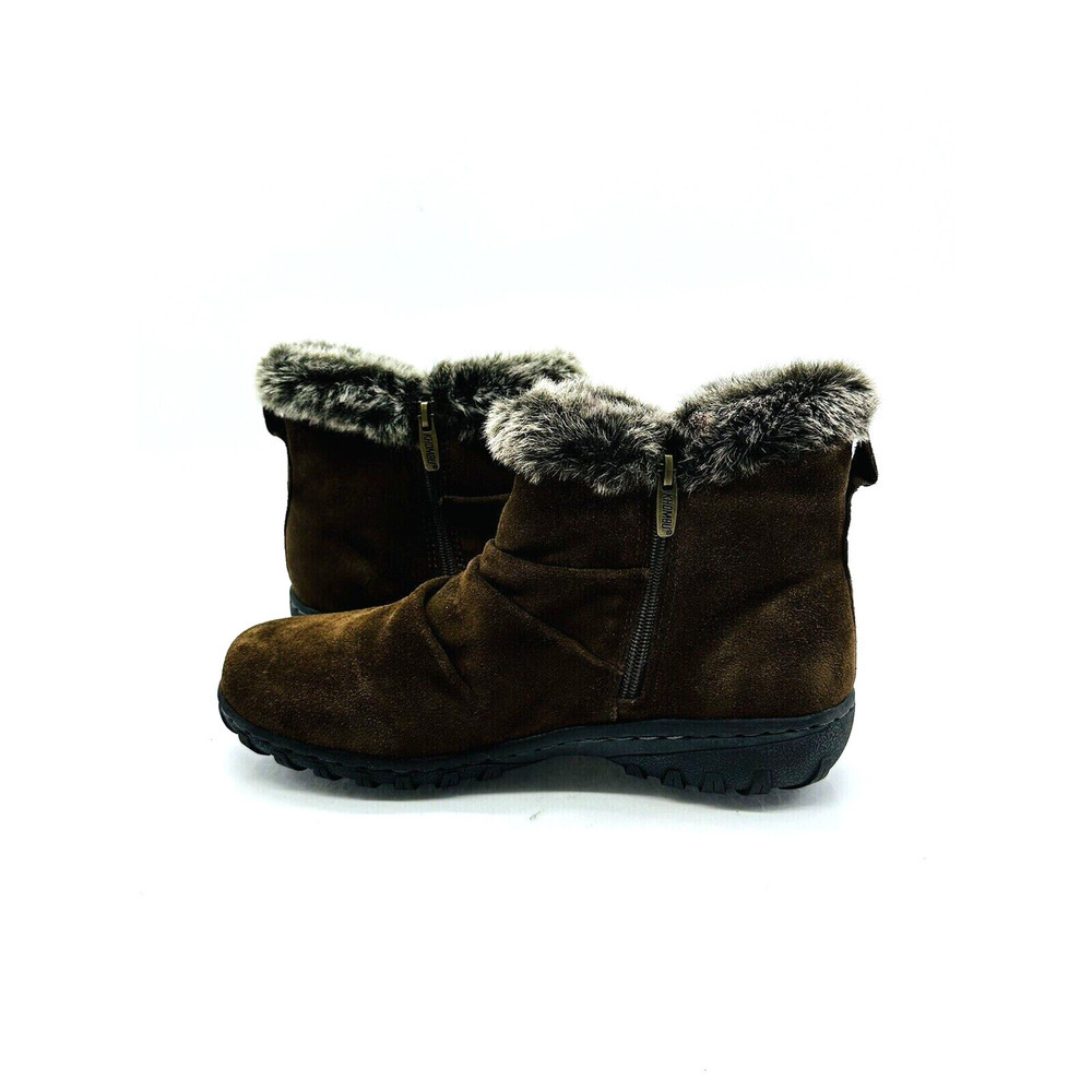 Khombu Lindsey Waterproof Suede Ankle Boots-Brown, US 7M *USED* - Picture 5 of 11